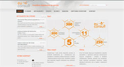 Desktop Screenshot of eu-consult.pl